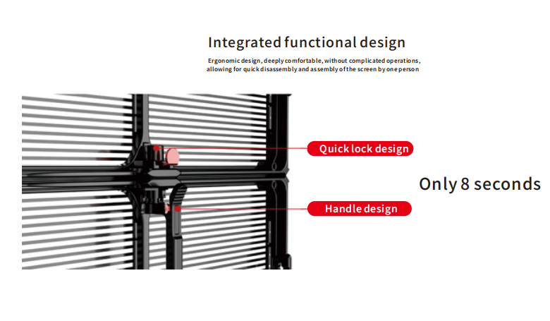Outdoor LED Grille Screen Big Waterproof Transparent LED Screen