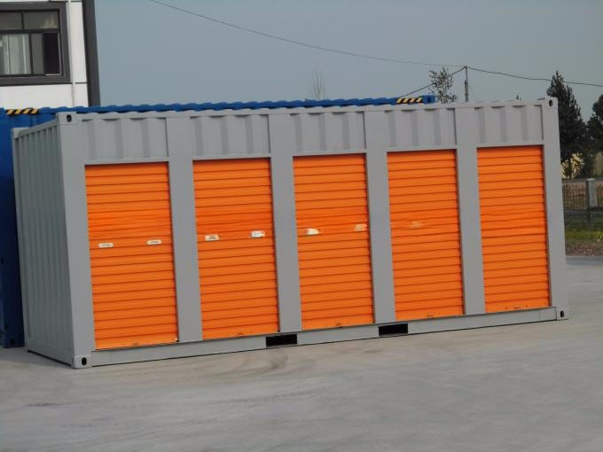 Secure Roller Shutter Side Door Open Pop Up Mobile Shipping 20ft Movable Portable Self Storage for Shipping Containers