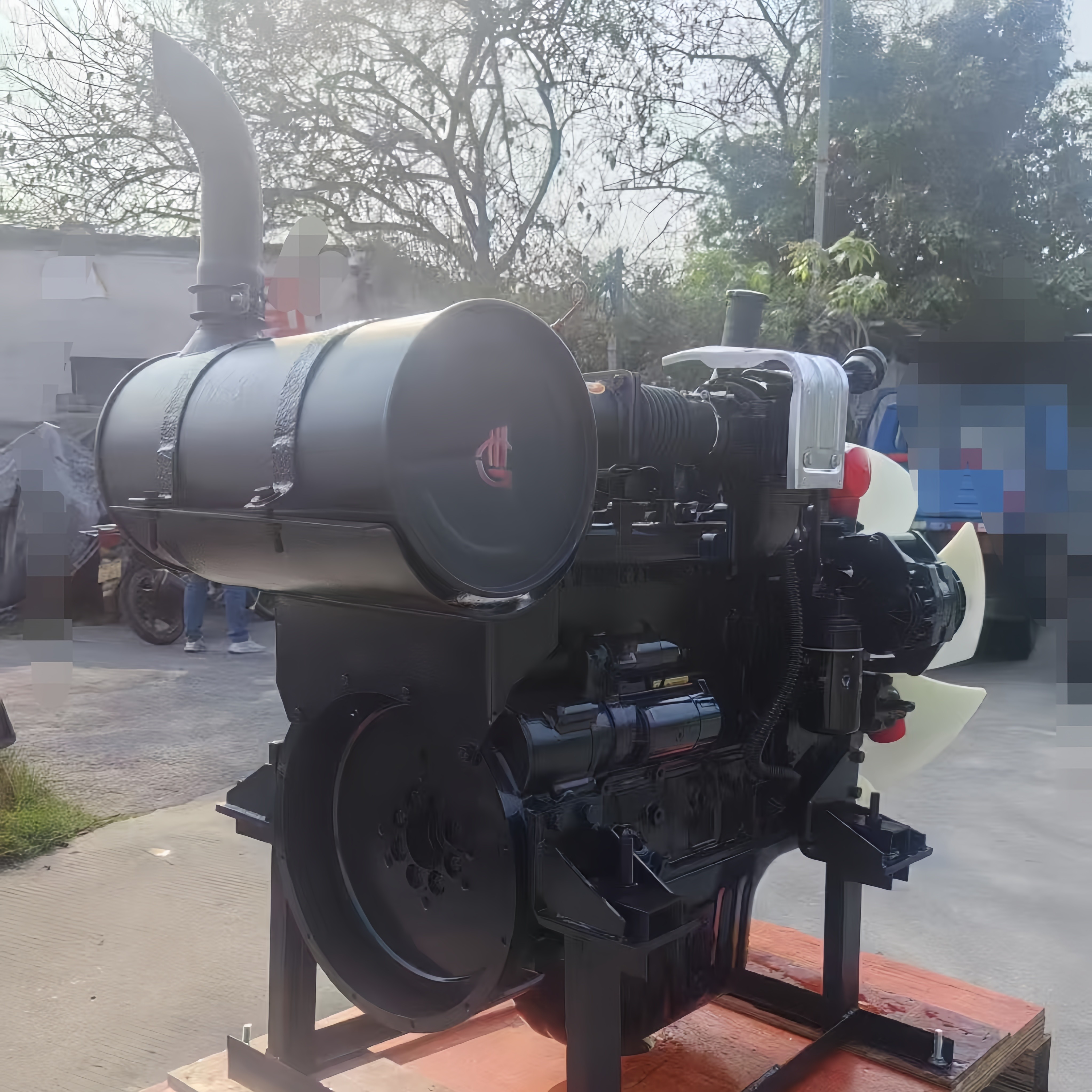 Rebuild One CUMMINS 6BT5.9 Engine Assembly For Hyundai R220-9 Excavator