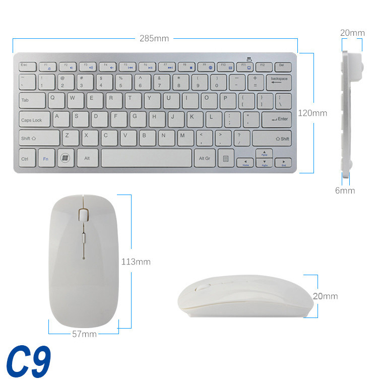 Customized Logo Printing Keyboard Mouse Combo With 12 Months Warranty