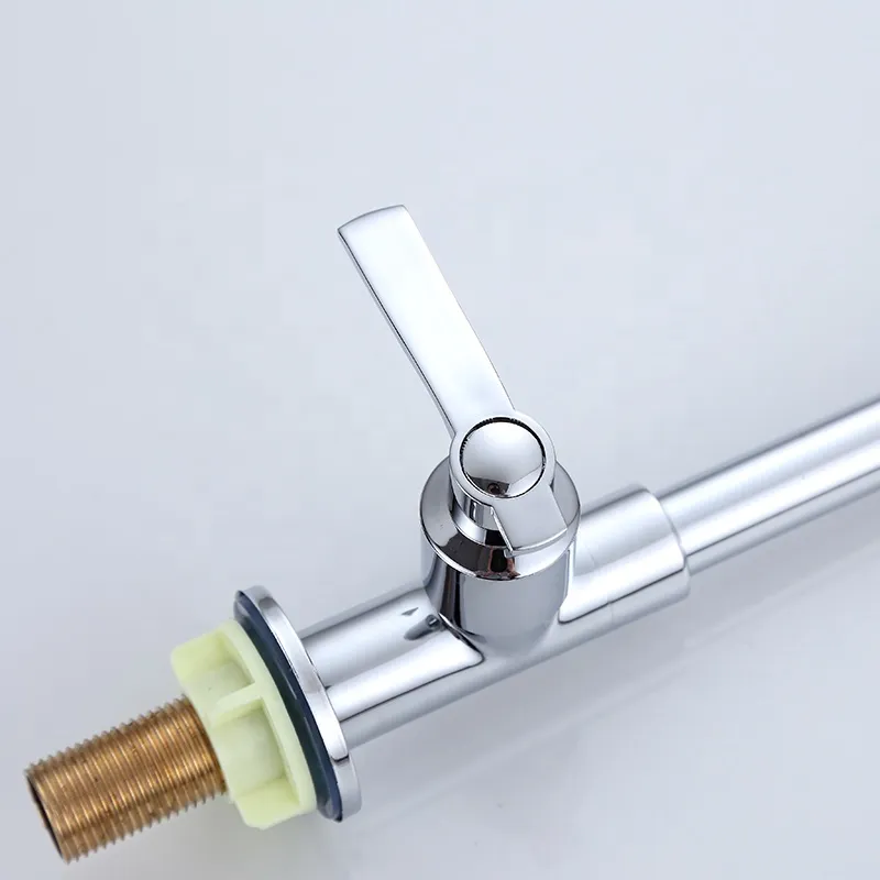 304 Stainless Steel Kitchen Faucet With Monochrome Brass Sprayer And Single Lever