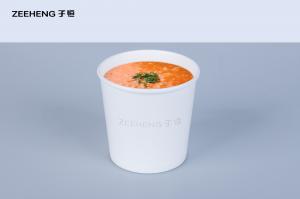 China Recyclable Paper Biodegradable Soup Cups 480ml Easy To Hold For Restaurants on sale