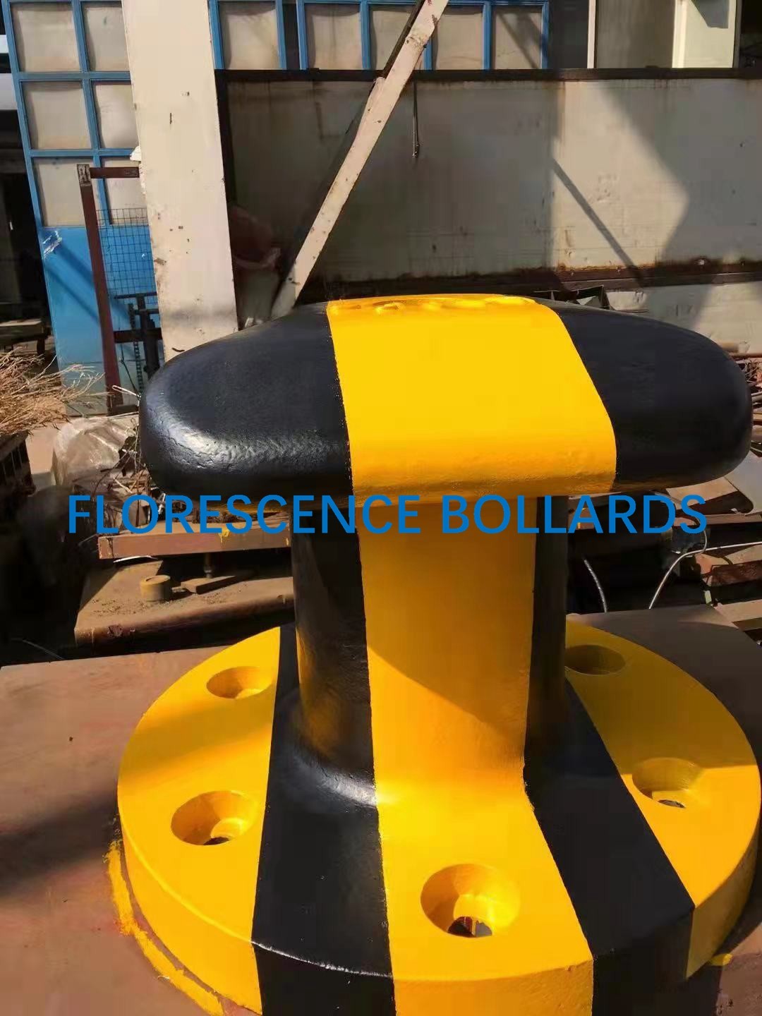 Cast Iron Steel Single Marine Mooring Bollard Type T TEE Head