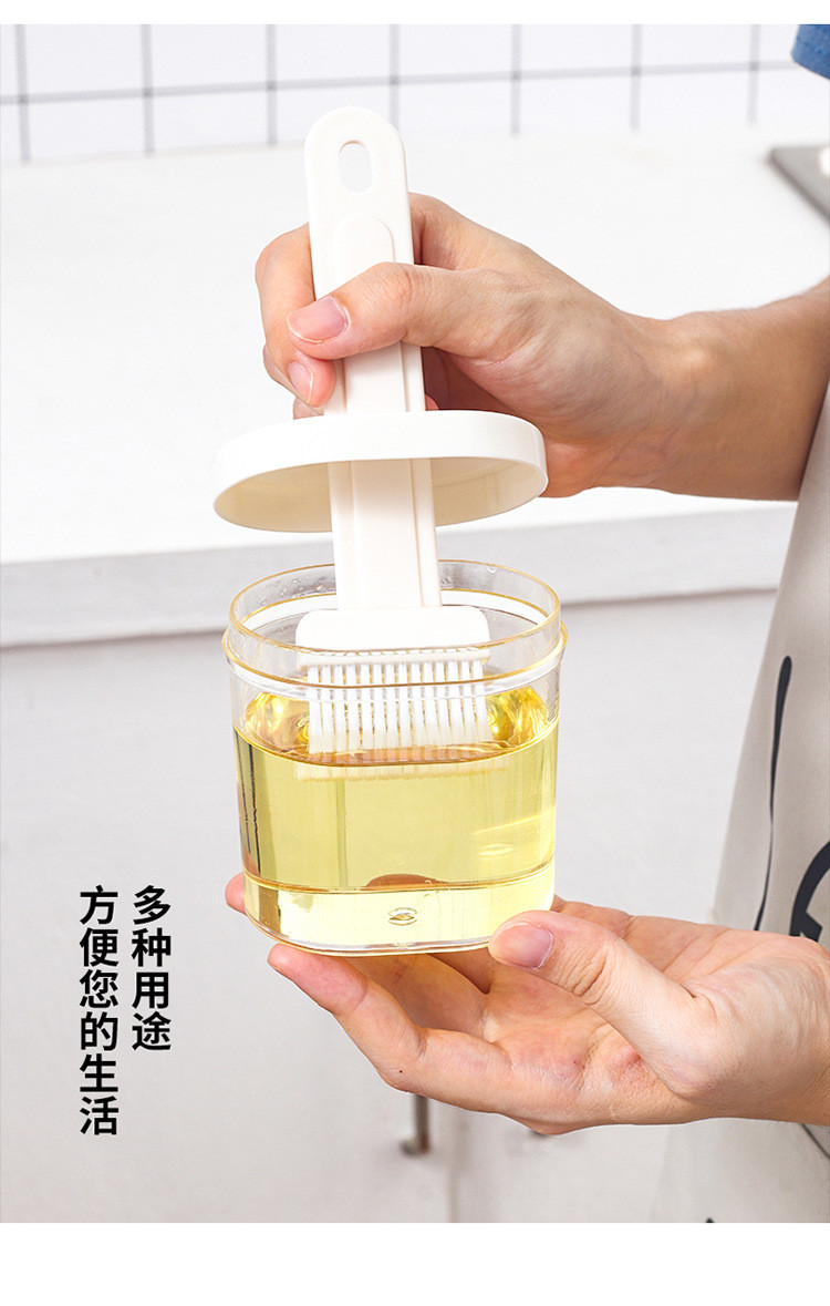 Plastic kitchen oil brush Barbecue brush with box