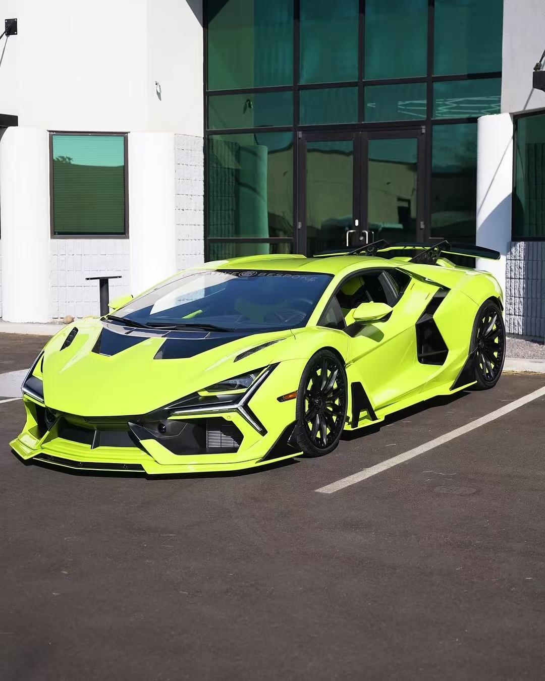Lamborghini Revuelto Custom Body Kits Carbon Fiber DUKE Style Custom Front Diffuser