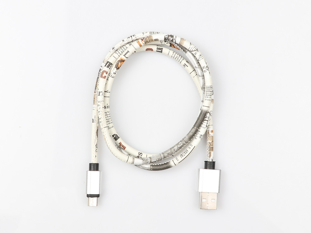 2018 For iPhone android Universal mobile phone leather usb cable charging High quality fast charging speed