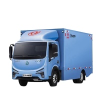 18.5 CBM Container Capacity 6-Tire Electric Cargo Truck with and Customizable Box Van