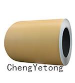 Yellow Antibacterial Prepainted Galvalume Coil , Kitchen Room Stainless Steel