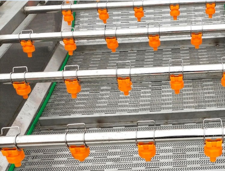 Air Bubble Industrial Fruit And Vegetable Washing Machine 220/380v