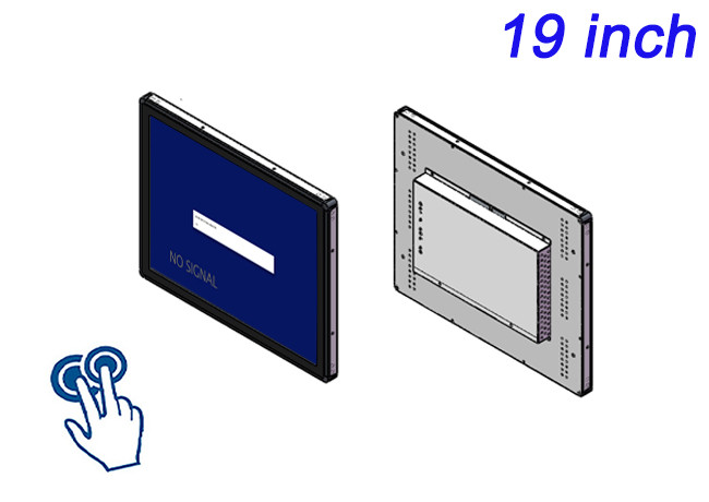 19-Inch Touch Embedded Monitor for Surveillance Systems, Logistics Operations, Airport Displays, and Control Rooms