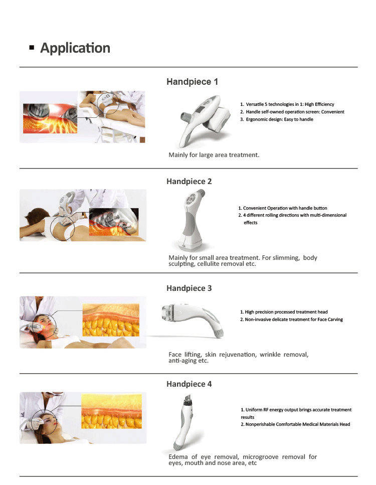 Radio Frequency 40KHz body shape Vacuum Machine For Weight Loss