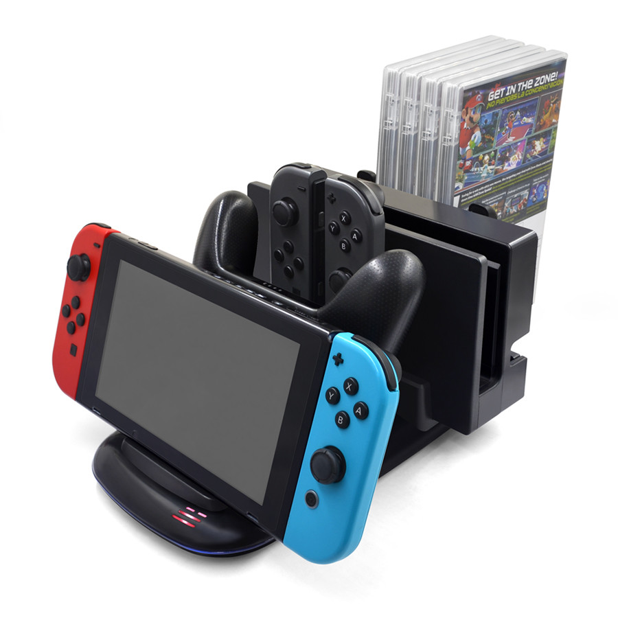 High Quality Multi-function Charging Stand Charger Dock for Nintendo Switch Console Joy-Cons and Pro controller