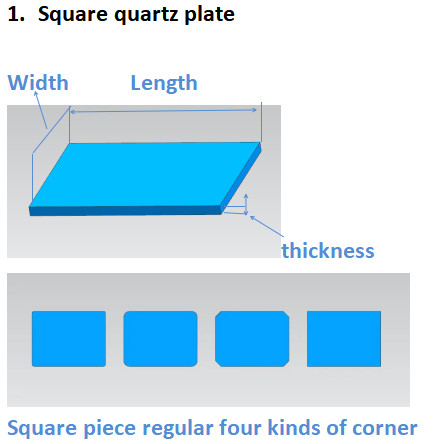 Custom Clear Quartz Glass Plate High Resistant Quartz Glass Disc For Uv