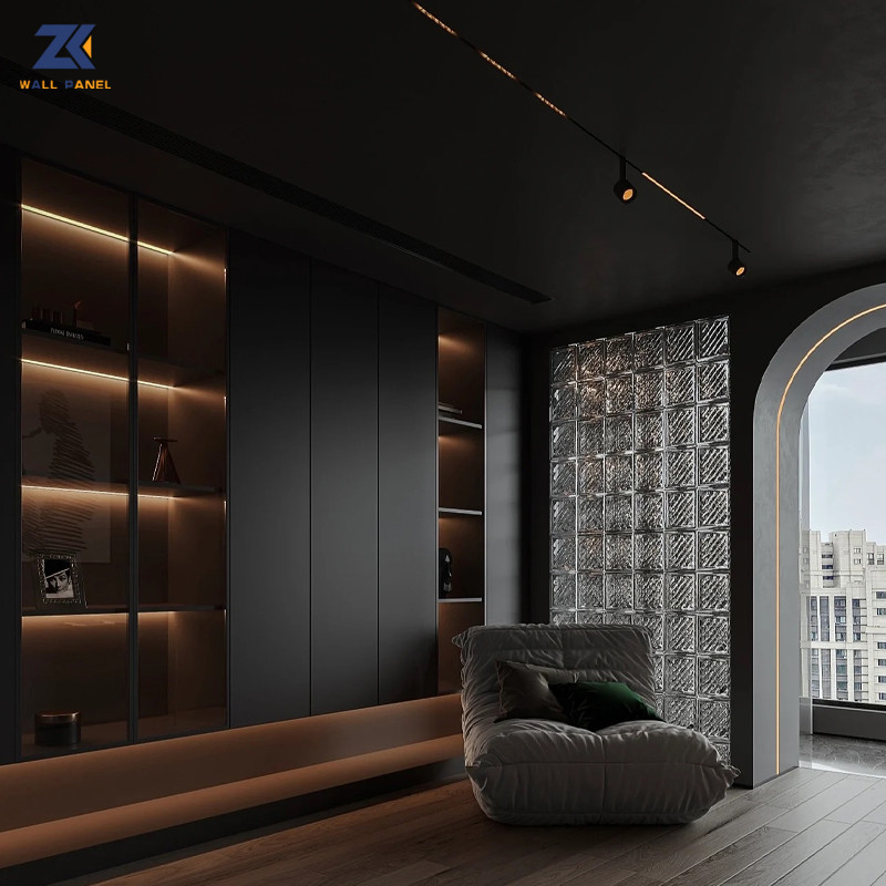 Moisture Resistance Bamboo Charcoal Wall Board Wood Veneer Panel OEM ODM