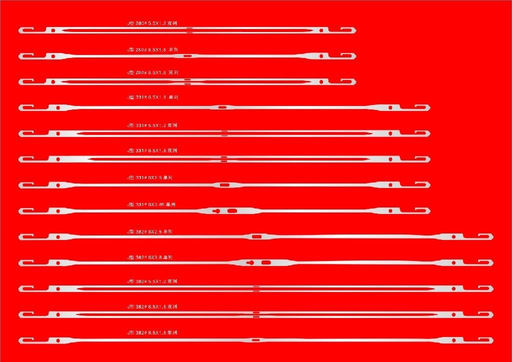 C J Type Weaving Healds Wire Stainless Steel Picanol Airjet Loom Spare Parts