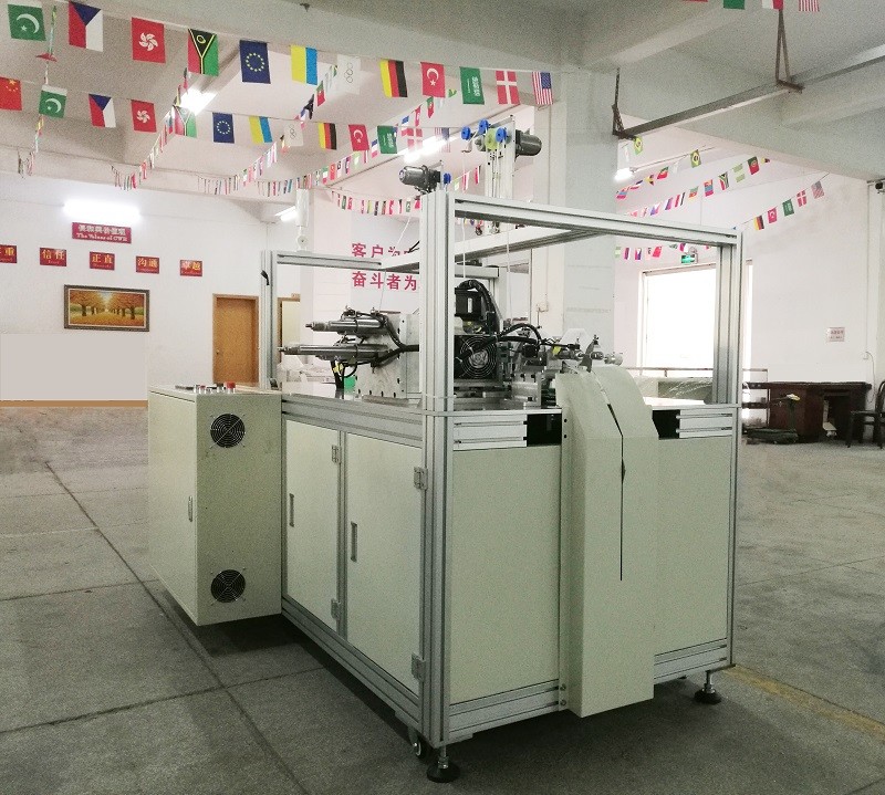 High Efficiency N95 KN95 Mask Maker Making Machine / Pollution Mask Making Machine