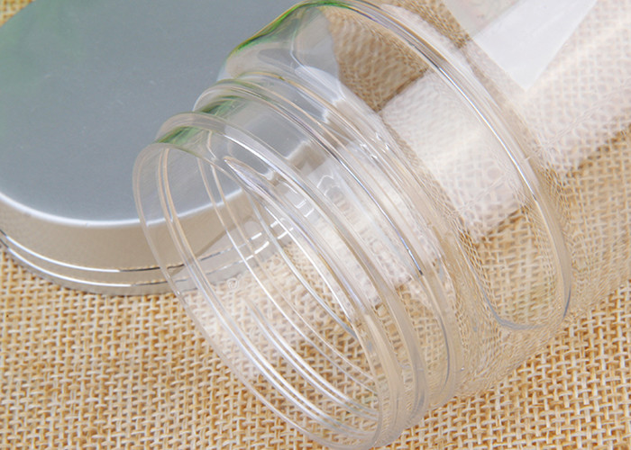 Customized Small Capacity Clear Plastic Cylinder Package Bottle With Screwcap