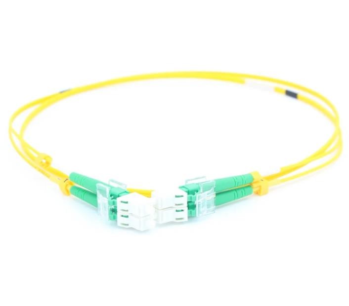 Dust Cap Cover Fiber Optic Patch Cord LC Molded Connector PVC LSZH OFNR Jacket