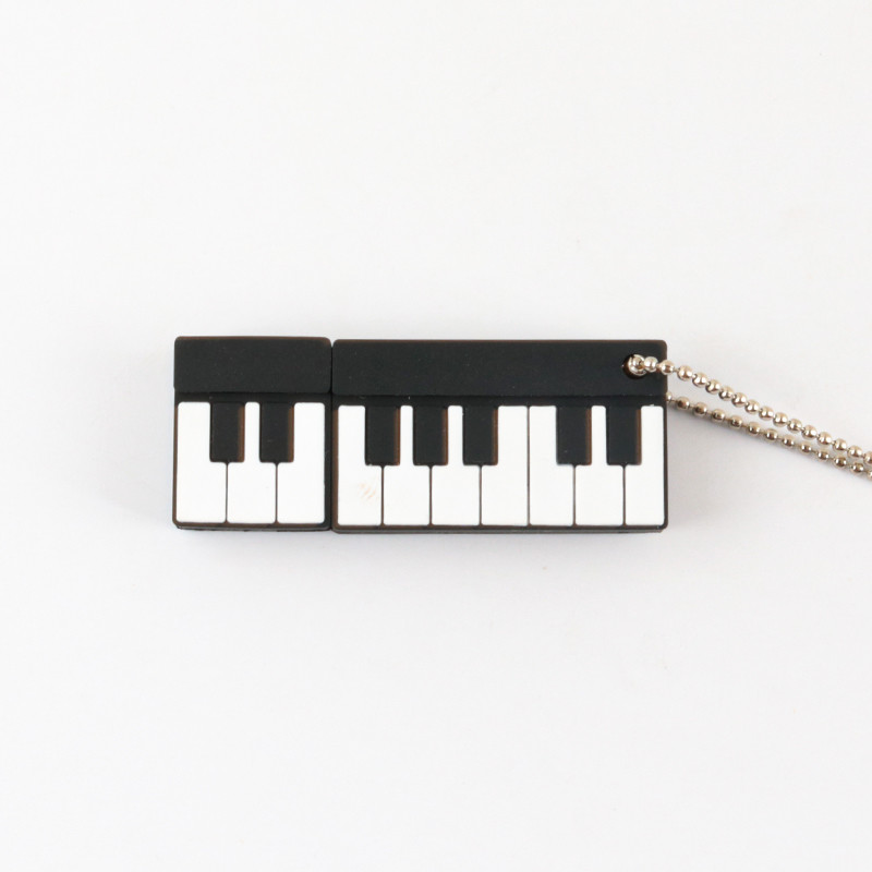 Flash Memory UDP or PCBA Custom USB Flash Drives with Open Mold Piano Shape