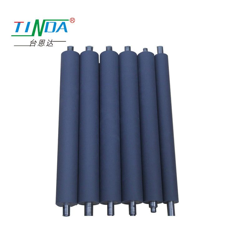 OEM Low Noise Cylinder Printer Rubber Roller Printing Press Roller High Durability