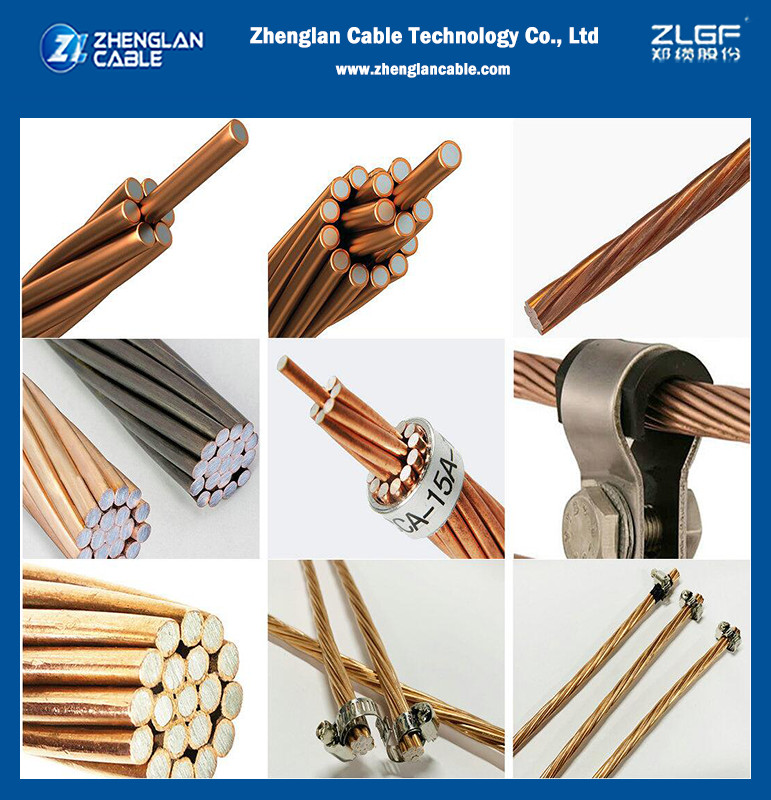 Ground Rod Copper Clad Steel Conductor Wire Bare Ground CCS Electric Stranded Wire ODM OEM