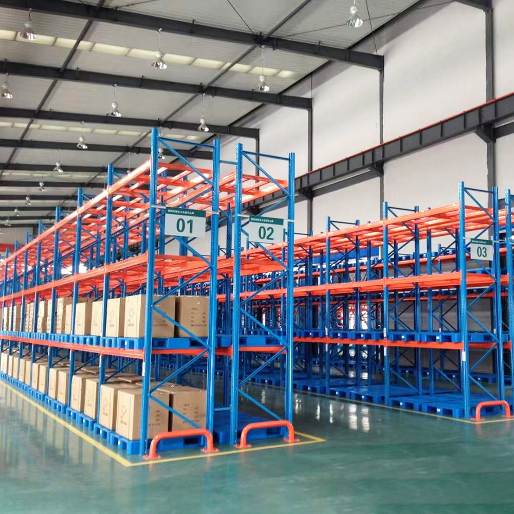 HTP 1000-3900mm Width Adjustable Pallet Racking System in Blue for Industrial Storage Warehouse