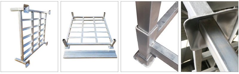 Square Tube Pallet Stacking Rack