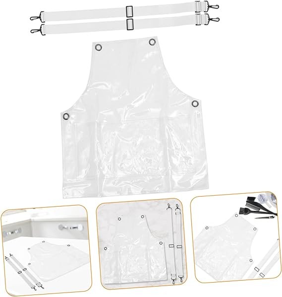 Barber Apron Work Aprons for Women Clear Apron Sarong for Women Kitchen Apron Cooking Apron Hairdresser Apron Hair