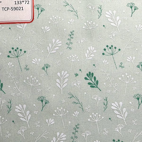 Polyester Cotton Cloth 133X72 Pigment Printing Fabric Long Skirt Floral Cloth