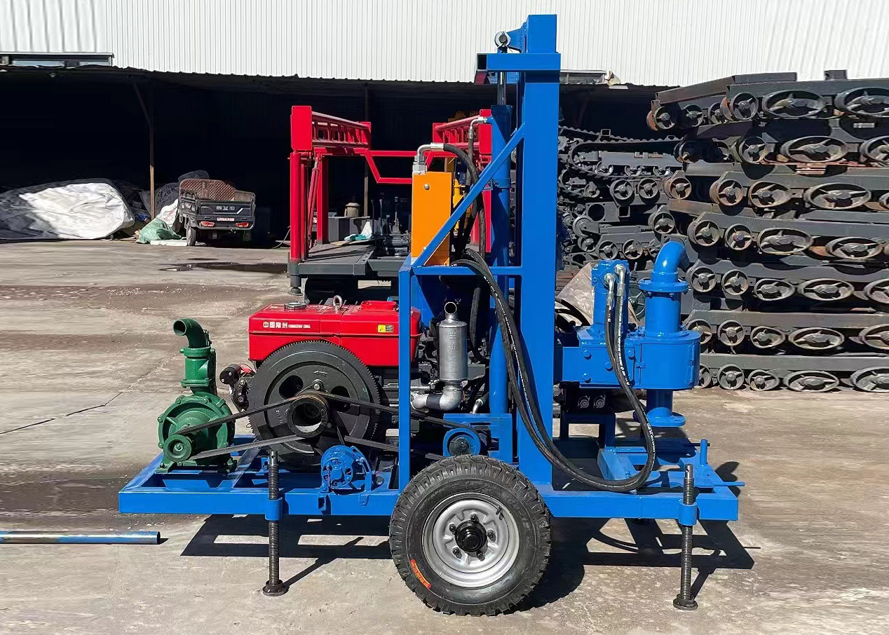 600Kg Portable ST 150 Drilling Rig for Water Well Borehole Drilling up to 150 Meters Deep