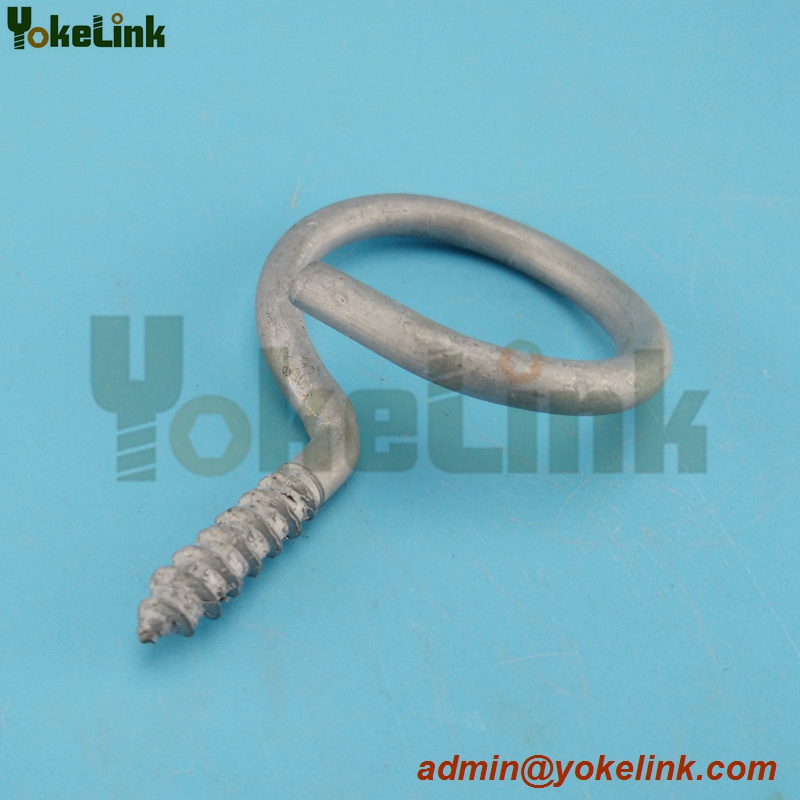 hot dip galvanized carbon steel Bridle Rings for Low-Voltage Cable Support