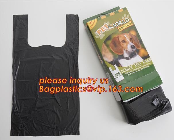 High Quality Eco-friendly Degradable Fashion With Printing Doggy Pet Dog Waste Poop Bags, Eco friendly pet dog waste poo
