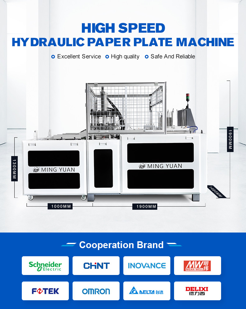 Disposable Paper Plates Machine Single Turn Paper Plate Making Machine Disposable Paper Plate Makin