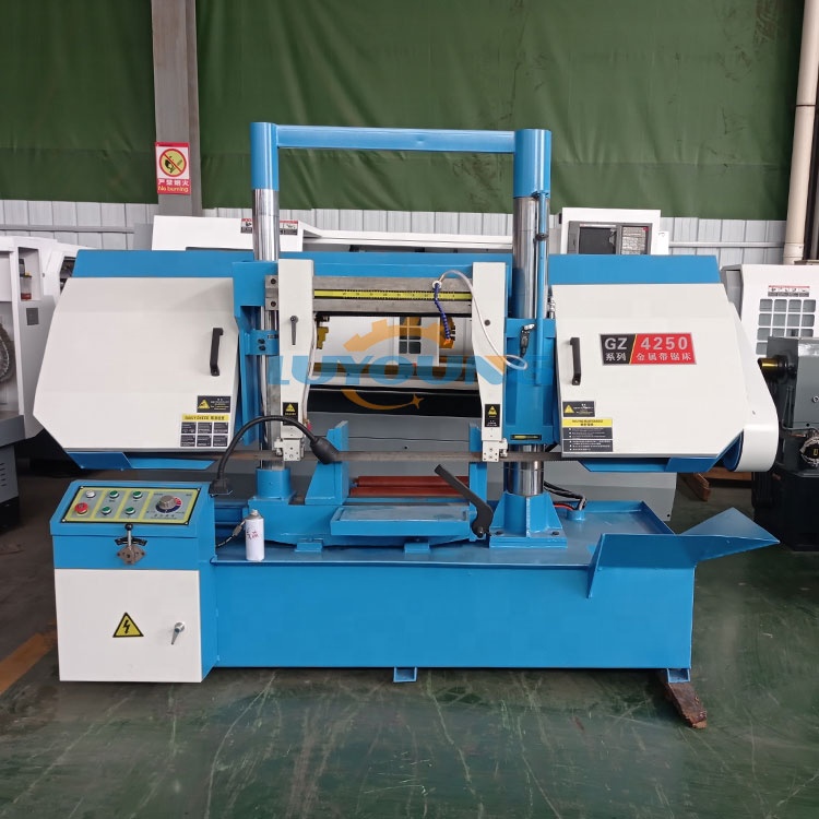 0.42kw Oil Pump Motor Metal Cutting Band Saw Machine Portable Metal Bandsaw