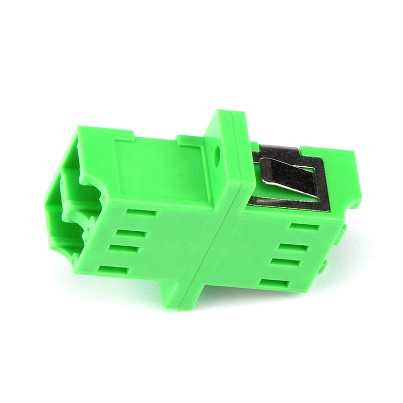 FTTH LC APC to LC APC Duplex Fiber Optical Multimode Fast Connector PVC Fiber Adapter &amp; Connectors