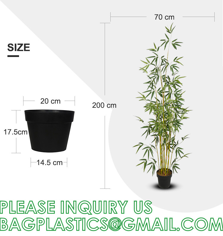 4ft Bamboo Artificial Tree, Faux Bamboo Plant, Real Touch Technology, Artificial Plant, Perfect for Home