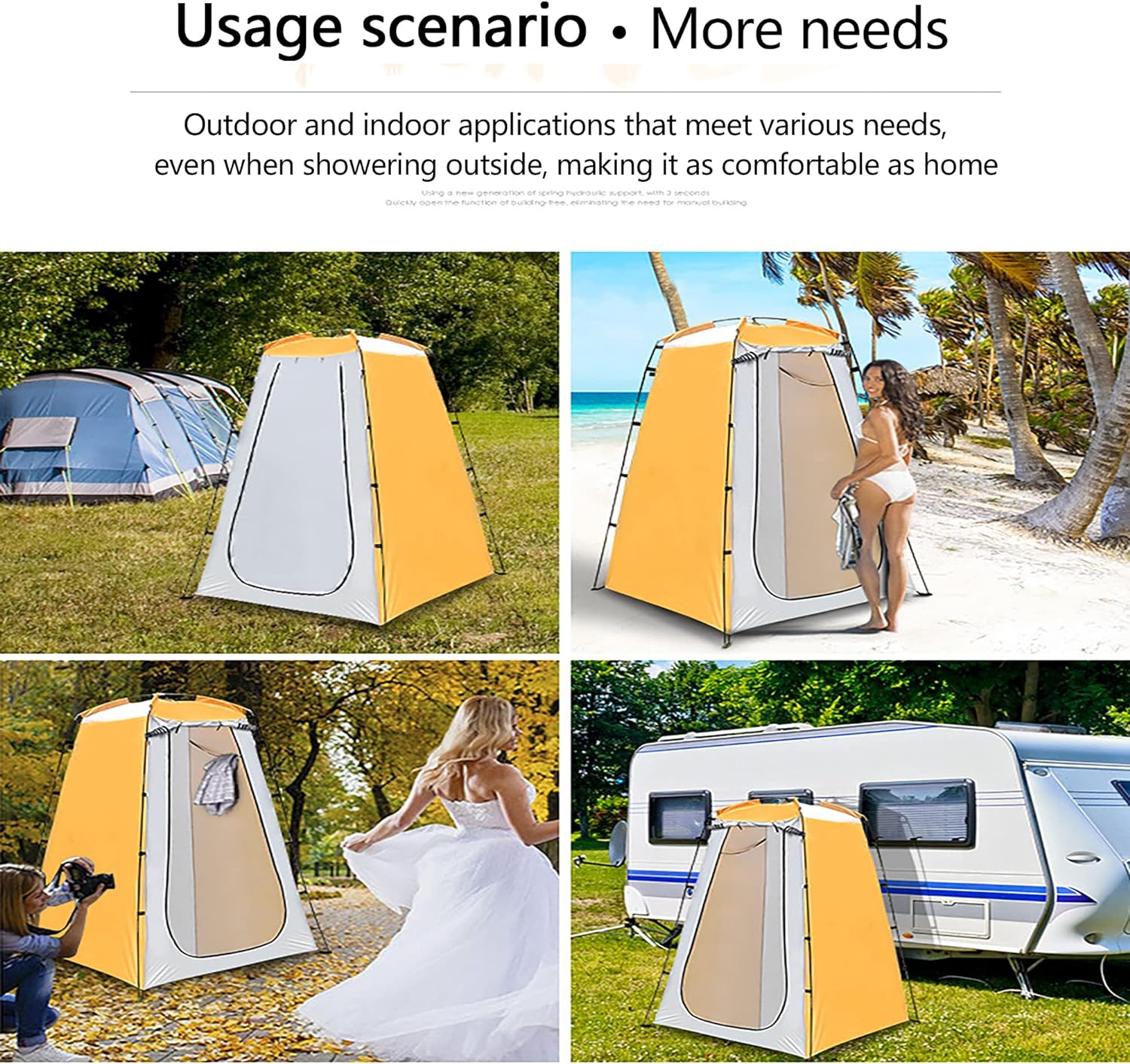 Changing Room Portable Shower Tent Camping Shower Tent Privacy Toilet