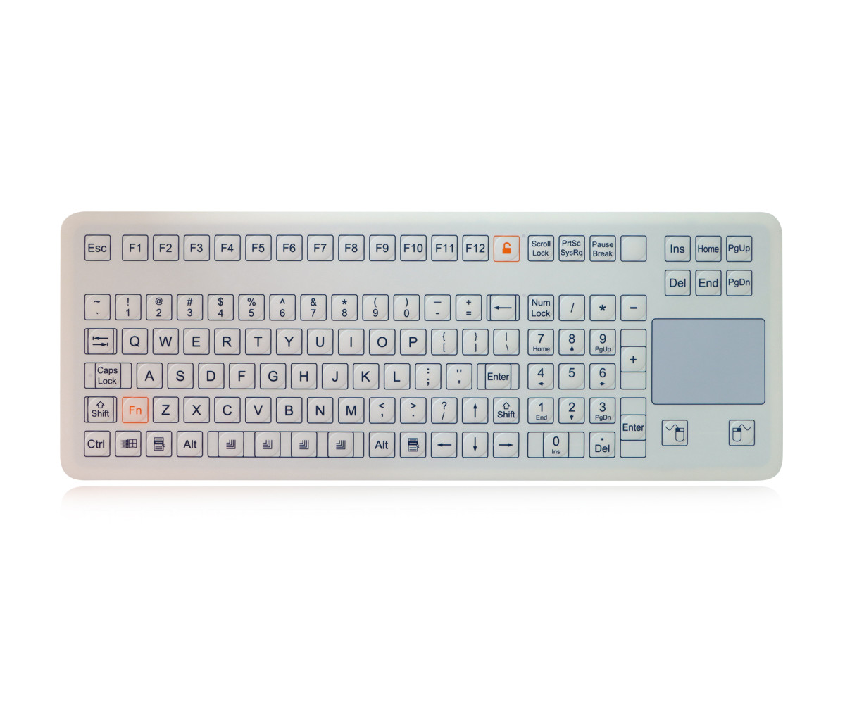 IP68 Industrial Membrane Keyboard With OMRON Key Technology Chemical And Liquid Resistant
