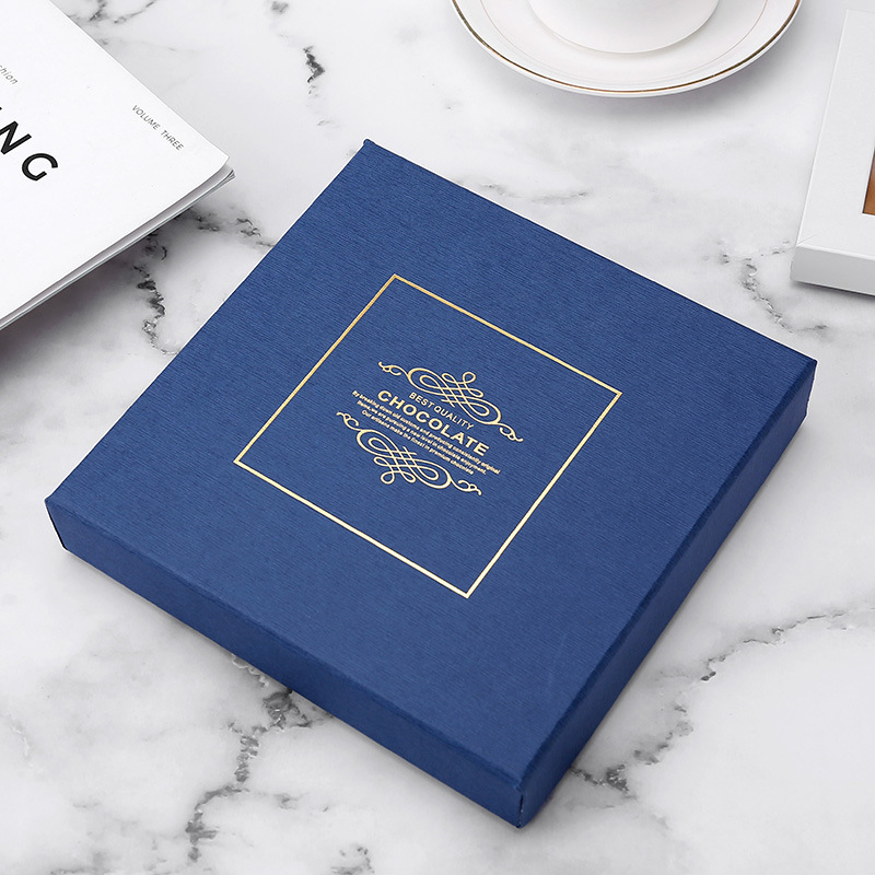 Recyclable Custom Luxury Colorful Rigiding Food Gift Chocolate Boxes with Your Own Logo