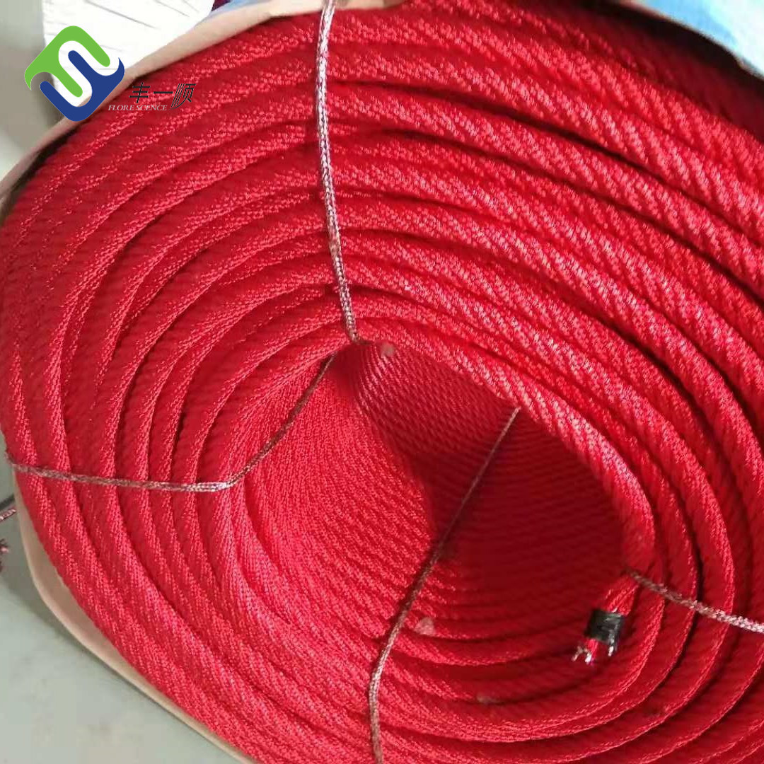PP Wire Playground Combination Rope 16mm 6 Strand With Fibre Core