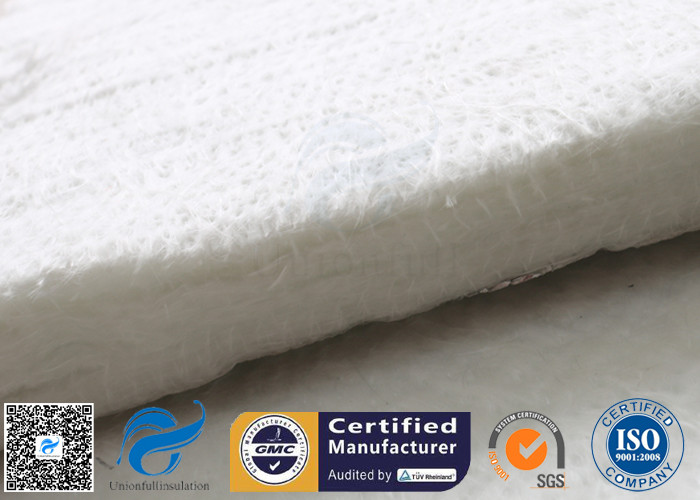 Aluminium Foil Fiberglass Needle Mat 25MM White Acoustic Absorption Fibre Felt