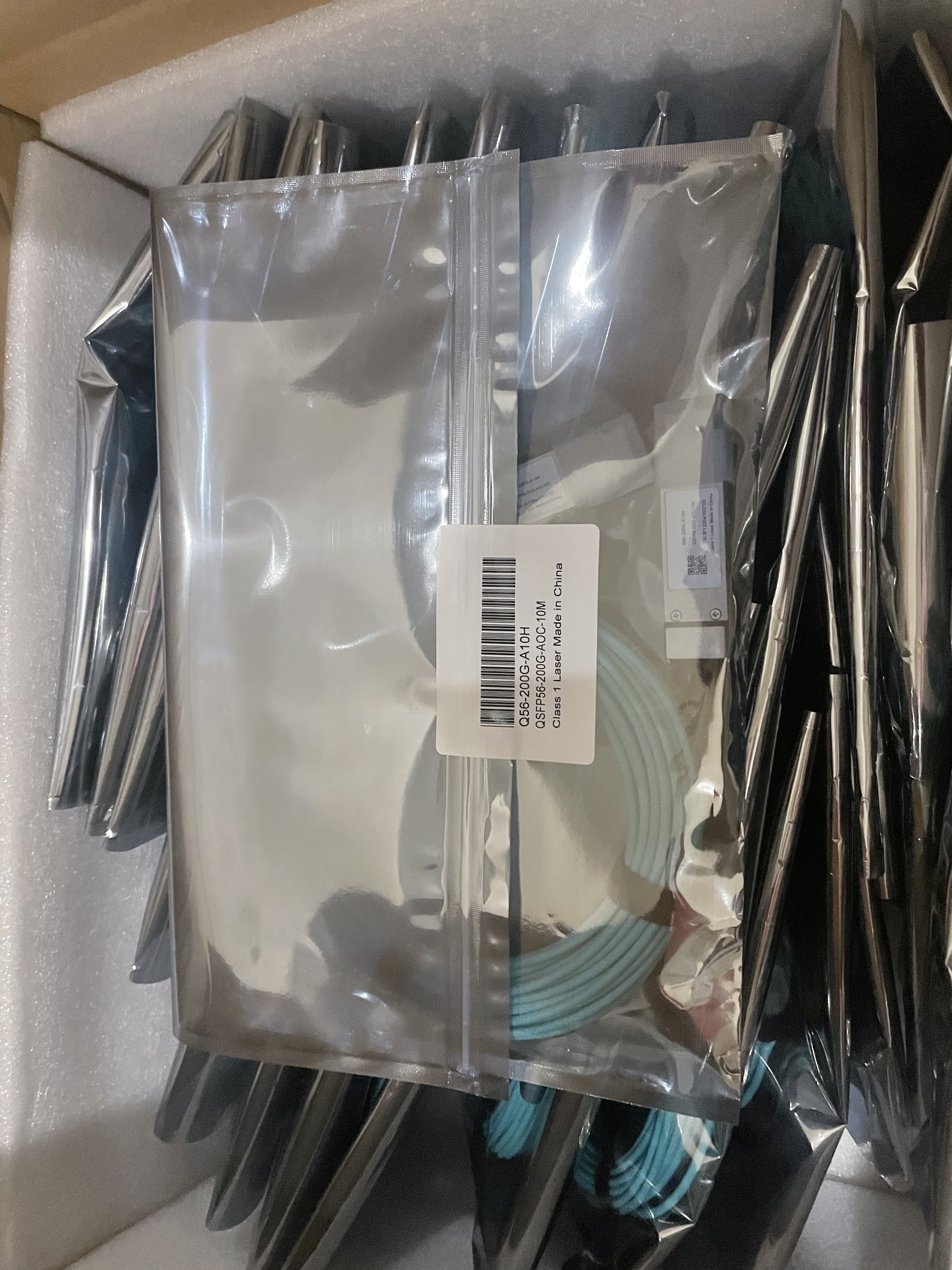 QSFP LSZH Aoc Active Optical Cable Mellanox Naddod MFA1A00-E005 IB EDR