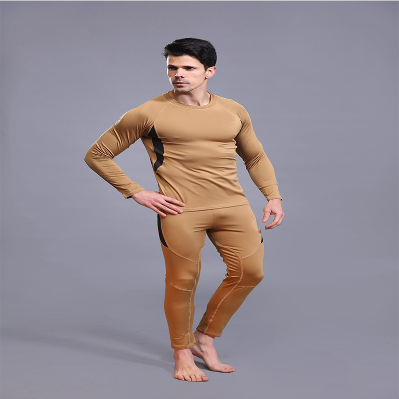 Soft Fleece Fitness Set For Cycling Cold Weather Underwear Set