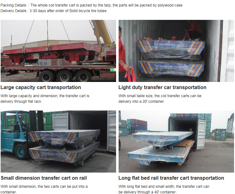 25t mold handling electric trackless car on concrete ground battery power