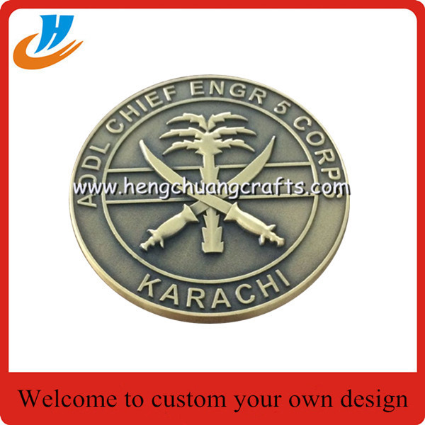 Metal challenge coin,US souvenir military coins,navy/army/air force challenge coin with custom