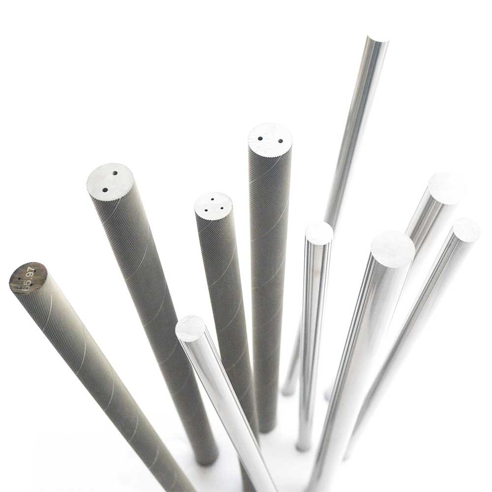 Solid Cemented Tungsten Carbide Rod 3% - 12% Cobalt Length 330mm Dia 1.6 - 32mm