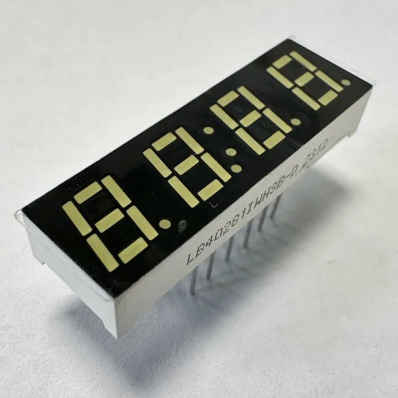 Ulrta Bright White LED Display 7mm 4 Digit 7segment Common Anode for Multimeter Panel