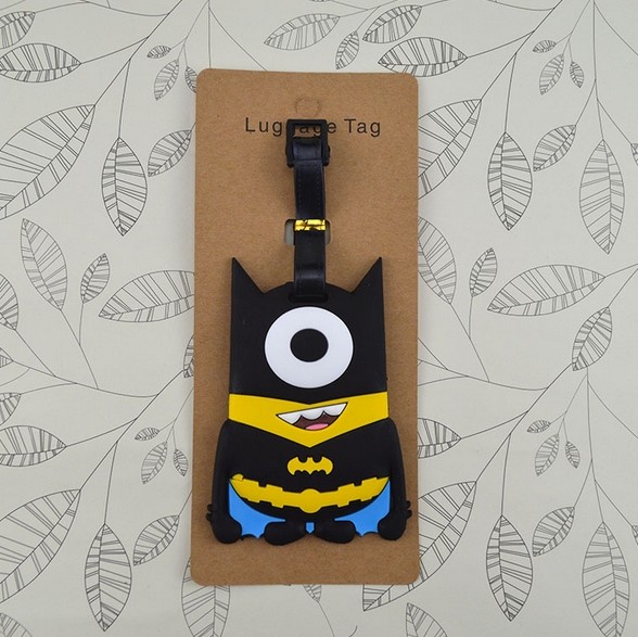 Factory customized travel accessories 3D pvc luggage tag