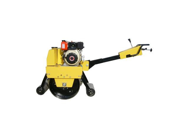 6.5L Fuel Tank Road Construction Roller , CE Single Drum Road Roller