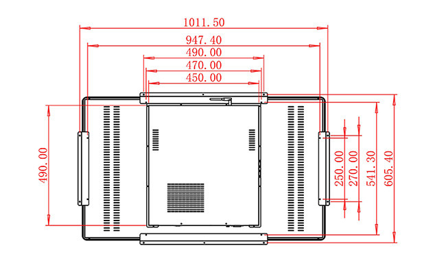 43-Inch Display for Digital Advertising and Public Signage Solutions